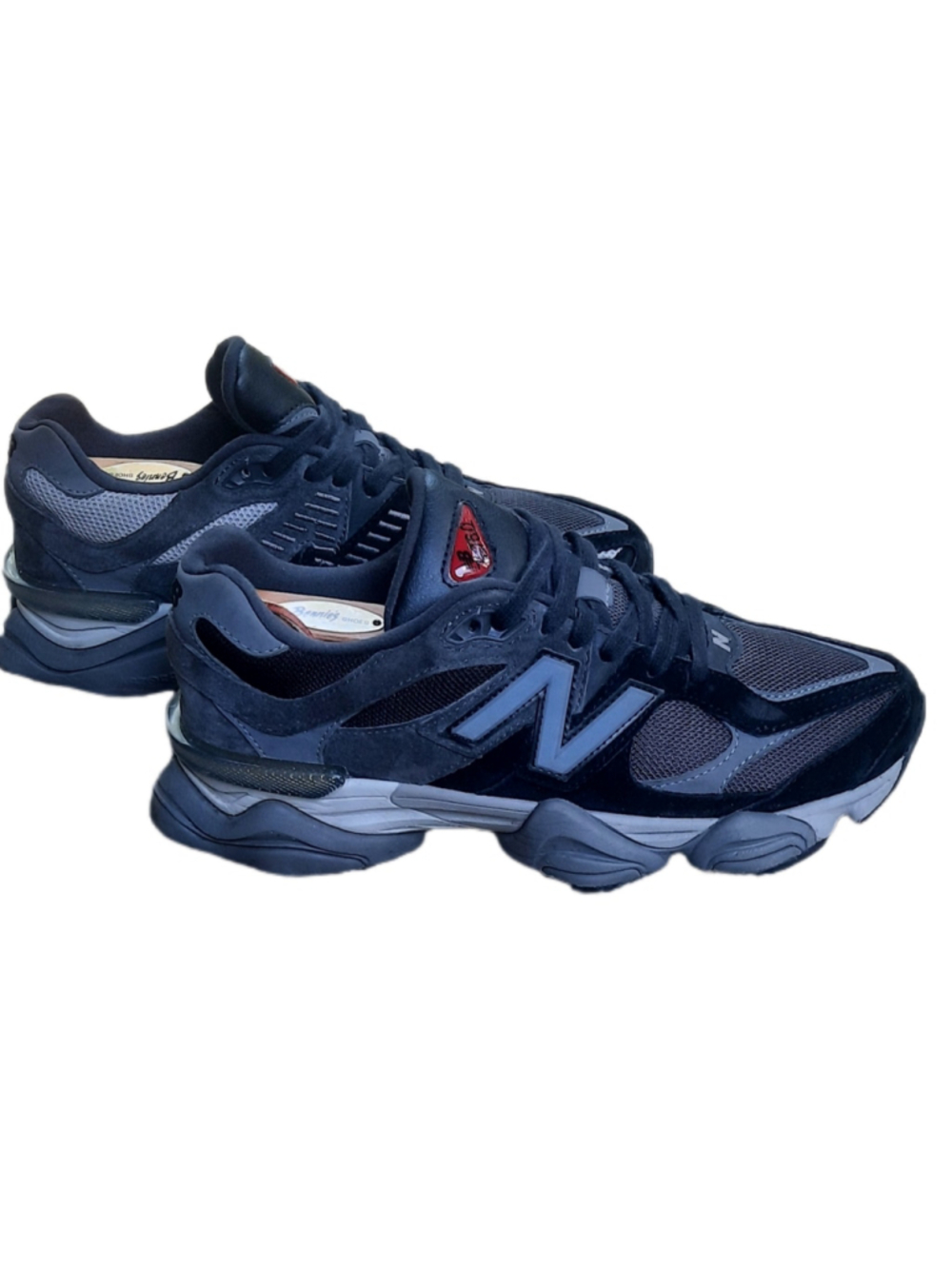 New Balance 9060 Black Castlerock Grey Sneakers U9060BLK Mens size 9